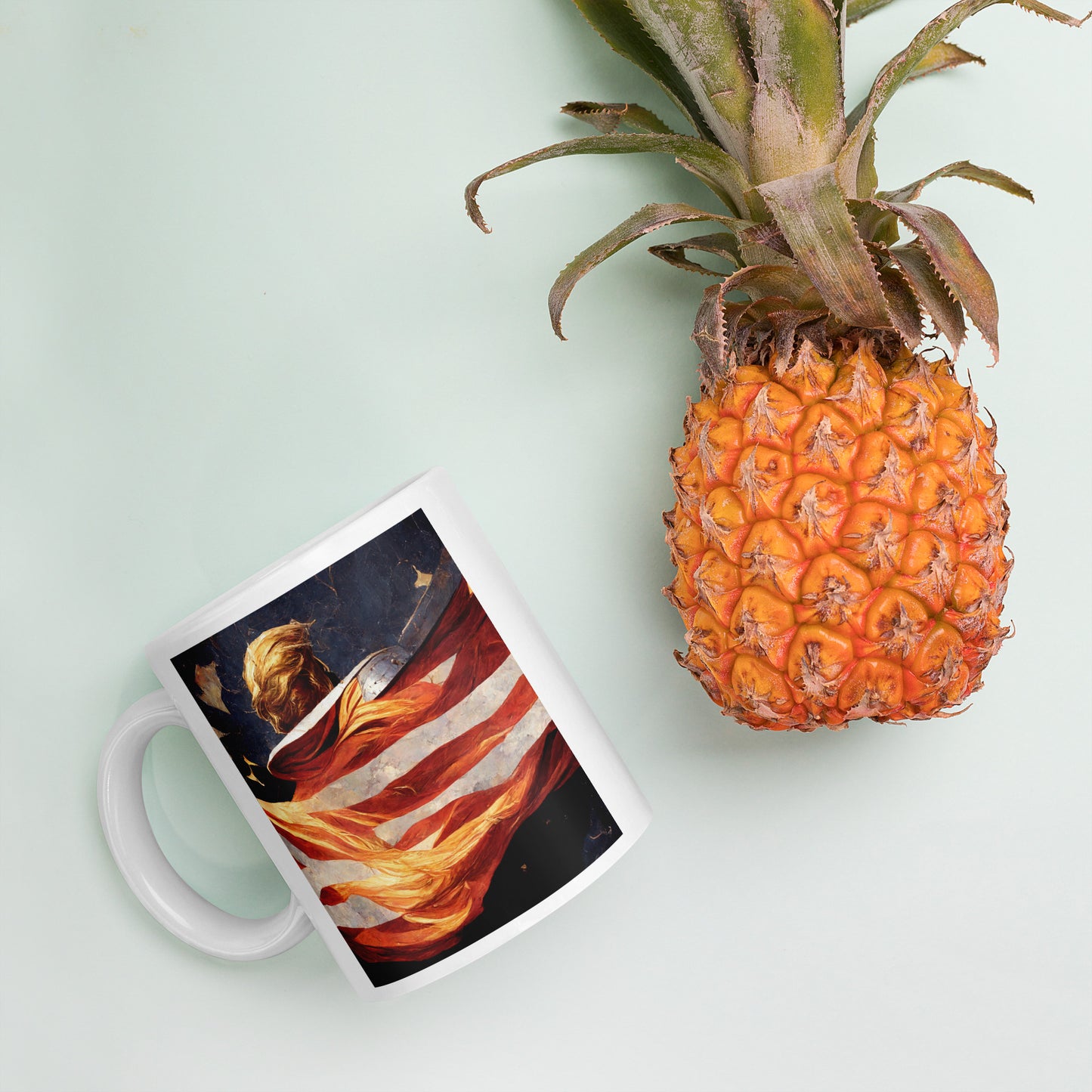 Bulletproof White glossy mug