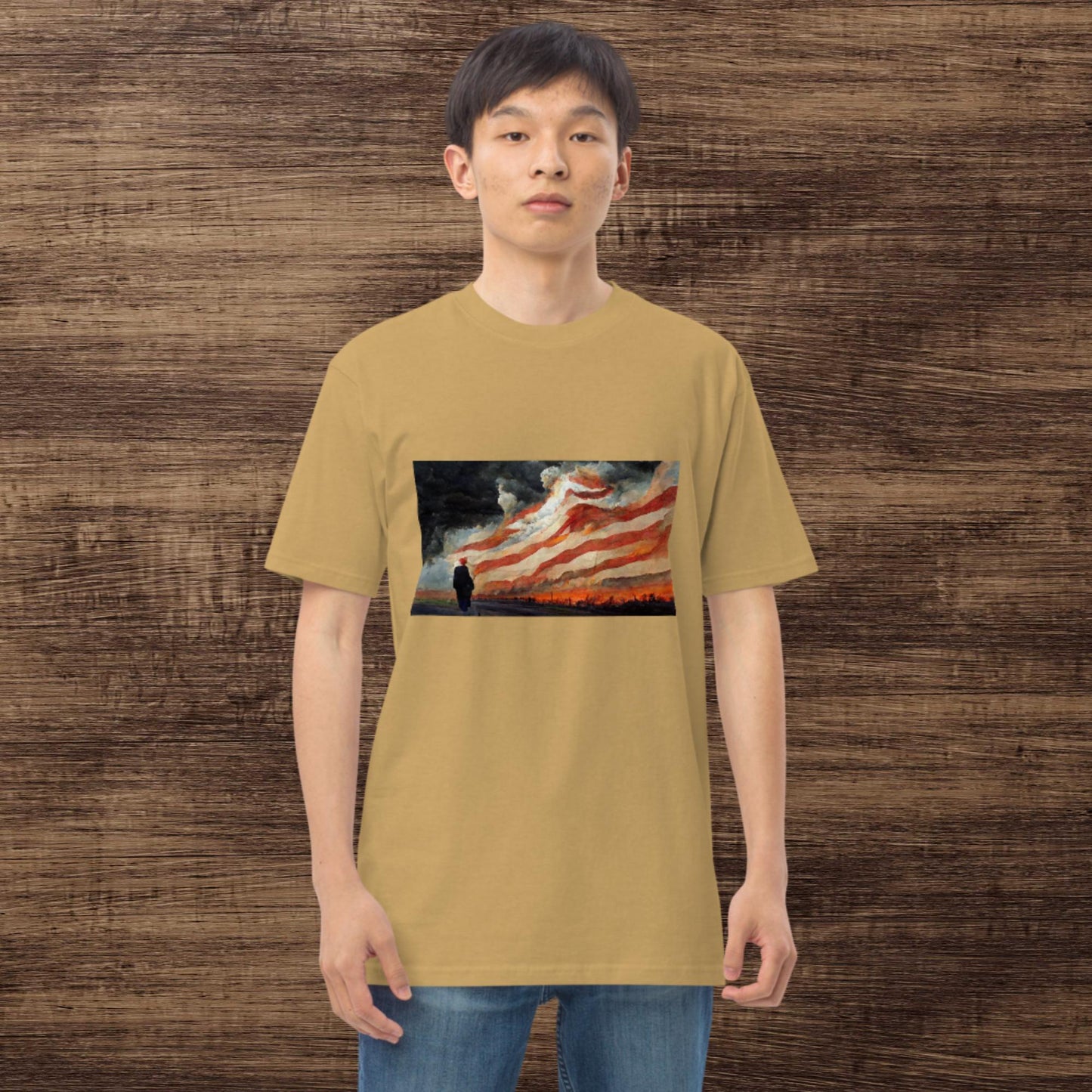 Rising From the Ashes Men’s premium heavyweight tee