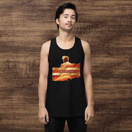 Trump "Fireproof" Men’s Premium Tank Top