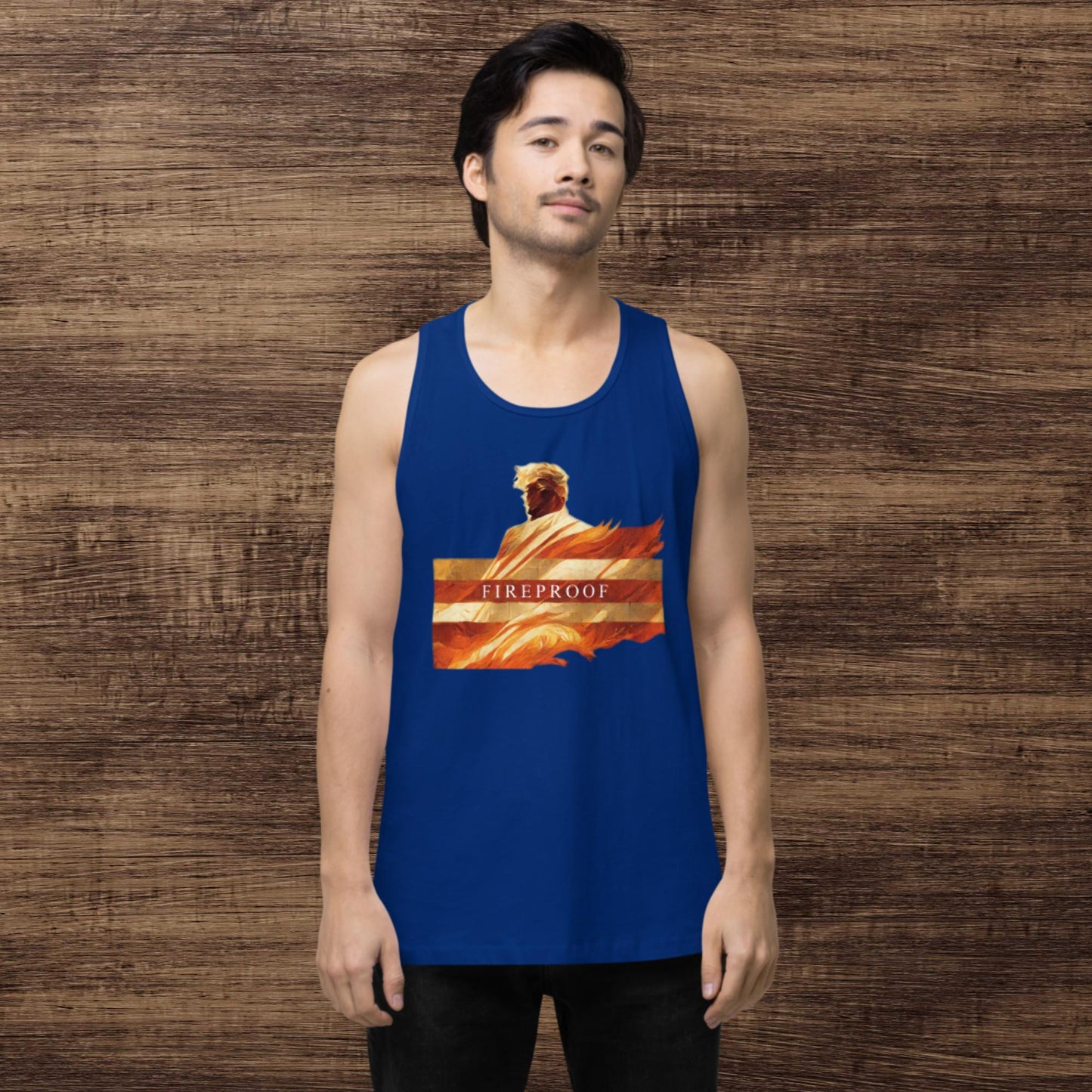 Trump "Fireproof" Men’s Premium Tank Top