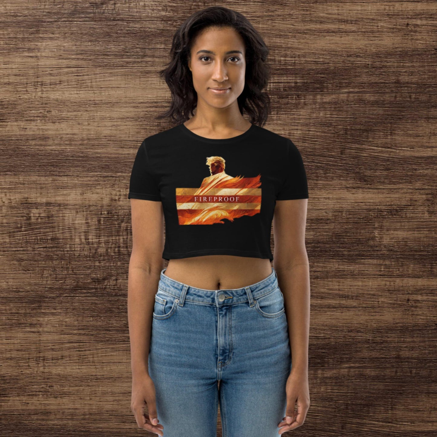 Trump "Fireproof" Organic Crop Top