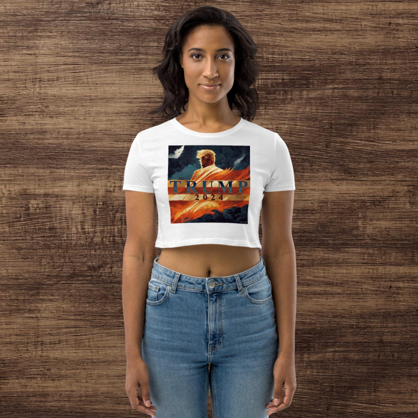 Trump 2024 Organic Crop Top