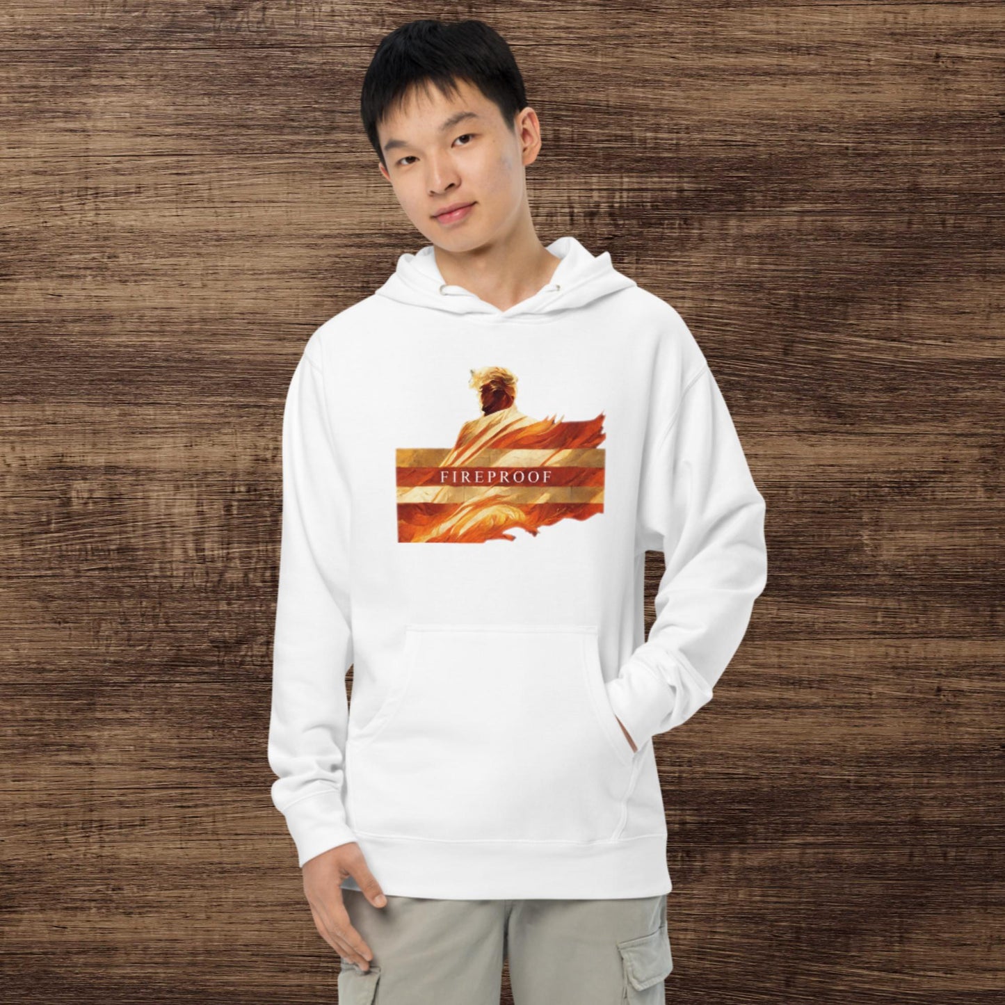 Trump "Fireproof" Unisex Midweight Hoodie